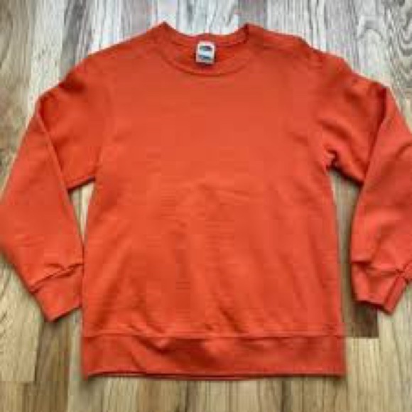 Zara Tops - Zara crew neck sweatshirt rust orange size medium